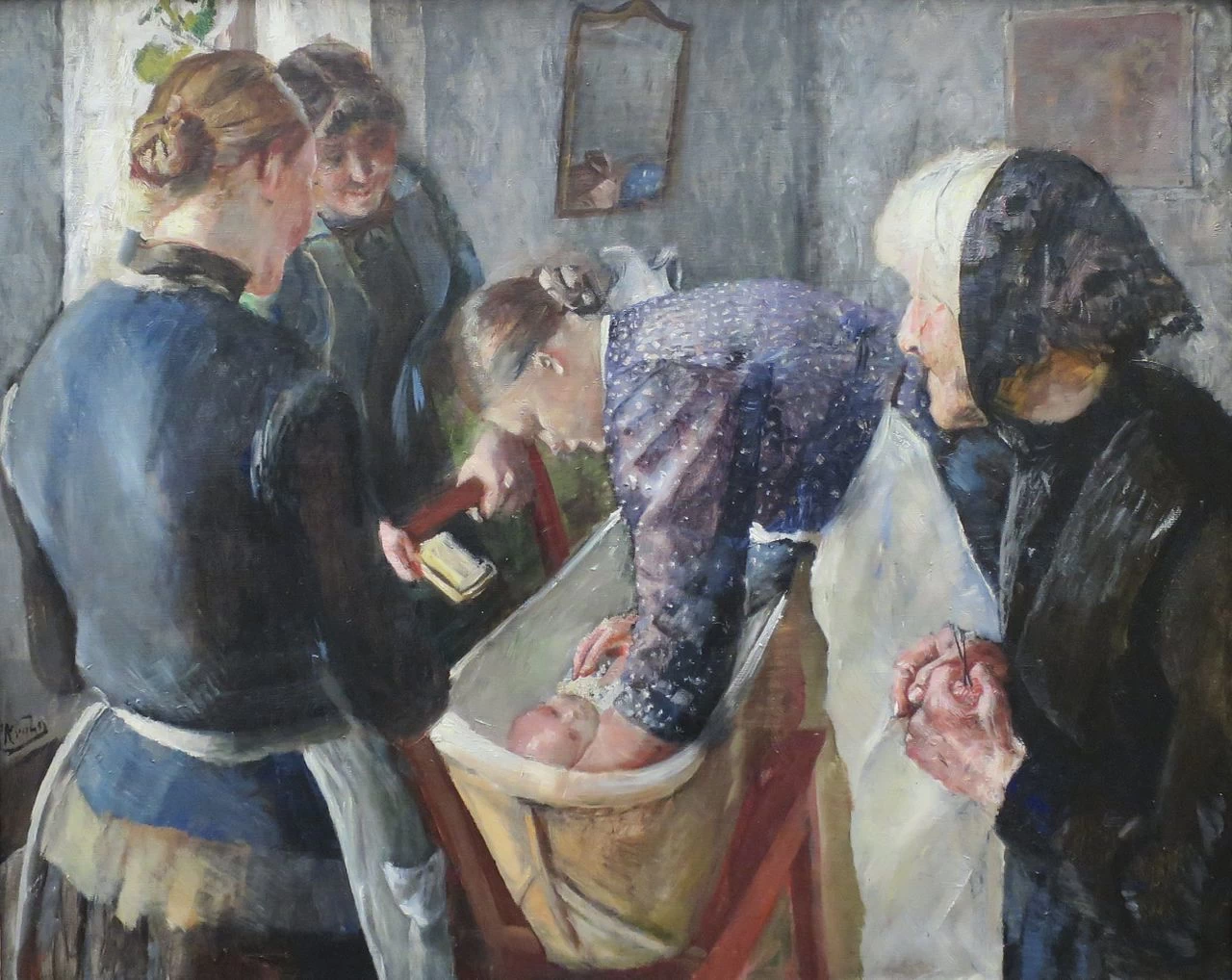 Nella vasca da bagno - Kode Kunstmuseer og komponisthjem, Begen